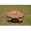 3 Seats 4 Pcs Grade-A Teak Wood Dining Set: 60" Round Table And 3 Devon Armless Chairs #01Dv73-1781758244-1781758270