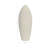 Coastal Oval Ceramic Table Vase with Nautilus Accent for Home Decor - Artistic Tall Flower Vase for Living Room or Dining Table Display - Ivory & Tan-1104282011