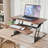 Mount-It 30 in W Height Adjustable Rectangle Standing Desk Converter-95848880