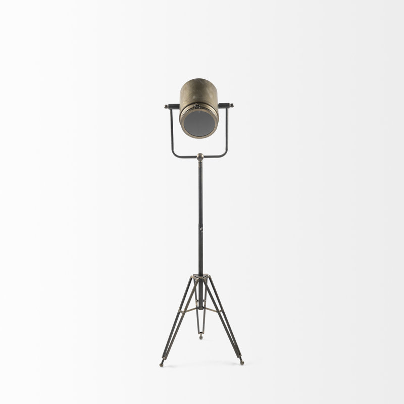 Tripod Floor Lamp, Gold