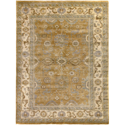 Antique Weave Oushak Wool Oriental Area Rug