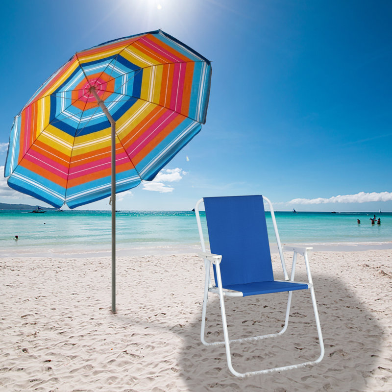Chaise de plage en fer Oxford