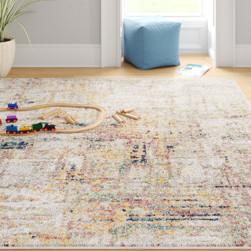 Diorio Abstract Indoor Rug, Rectangle 2' x 3'