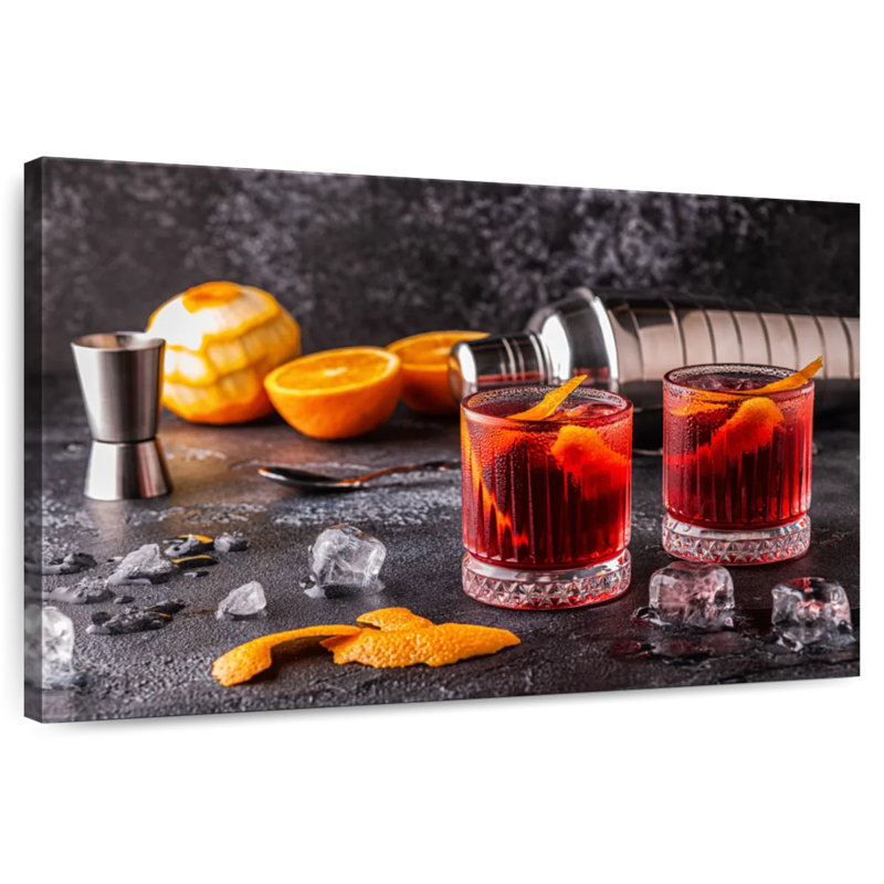 Yarlin Negroni For Two, 26" H x 39" W