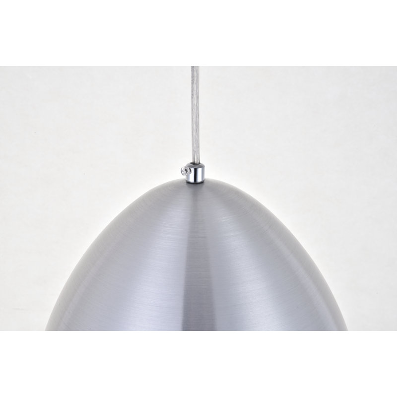 Beaudry 1 - Light Single Pendant, 12" H x 11.5" W x 11.5" D, Burnished Nickel