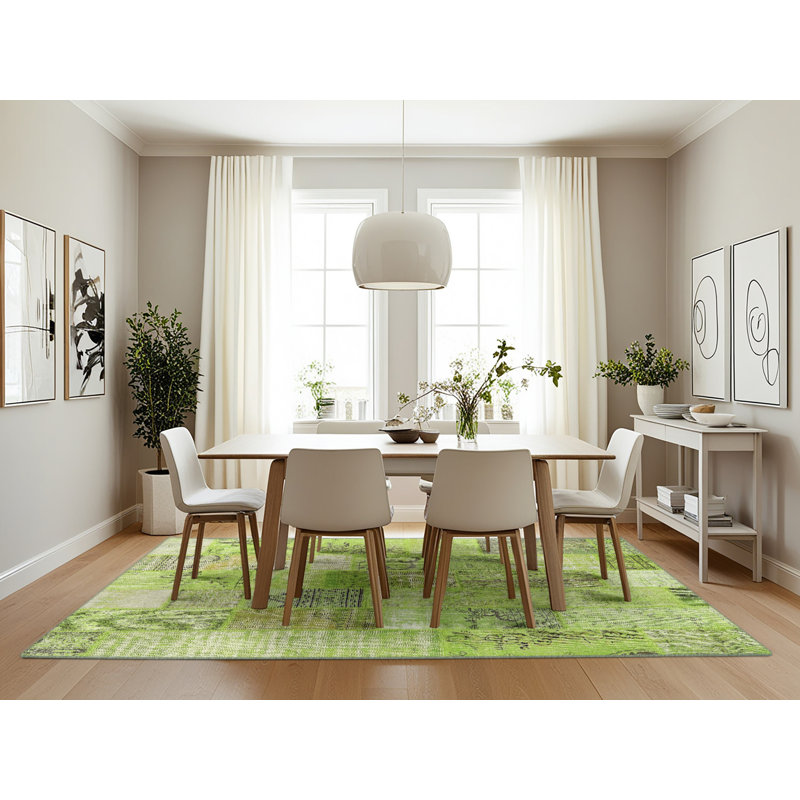Tapis vert contemporain, Rectangle 7 pi x 10 pi
