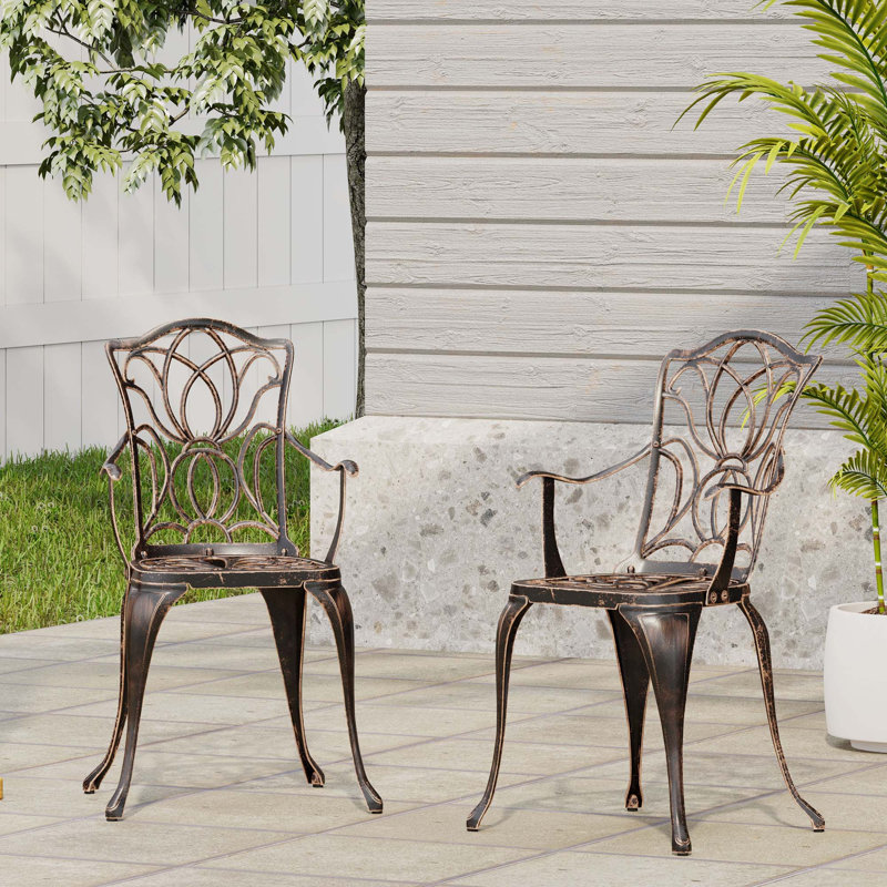 Chaise de salle à manger Tucson, cuivre (ensemble de 2)