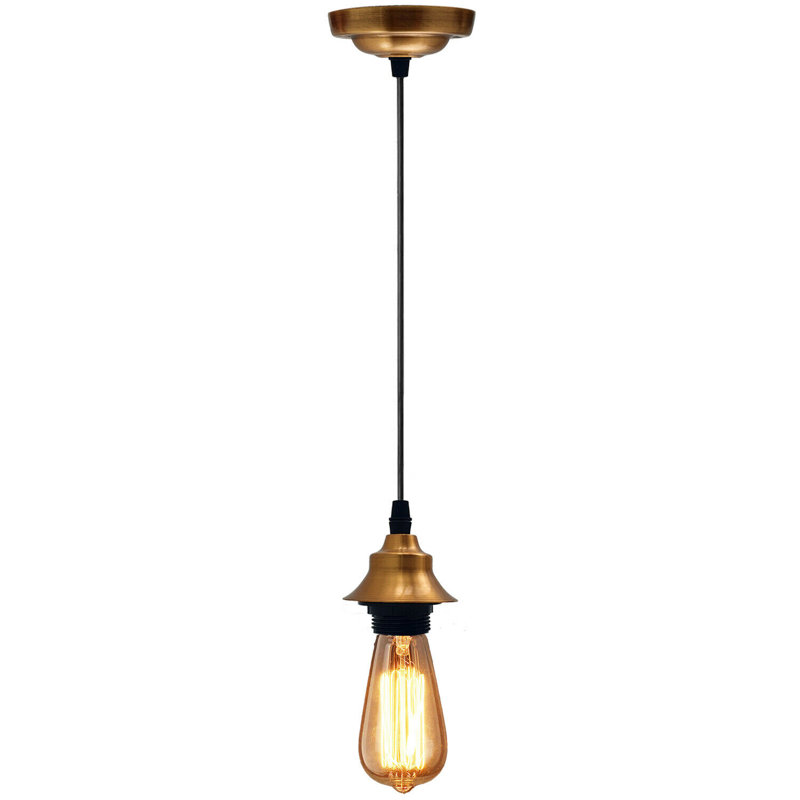 Kingsville 1 - Light Single Pendant, Yellow Brass