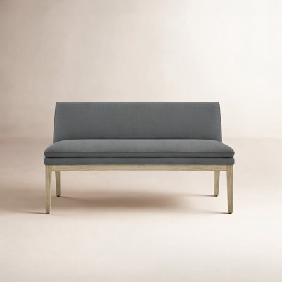 Bethea 55" Linen Dining Bench