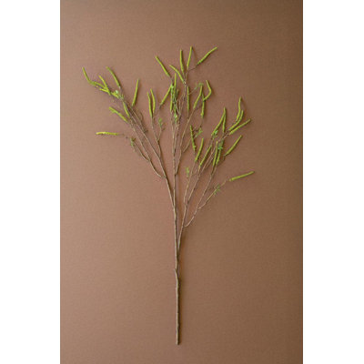 ARTIFICIAL WILLOW FLOWERS SPRAY - GREEN