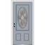 Petite porte d'entrée pré-suspendue ovale en fibre de verre 2 panneaux Grace-1987408874-1987408872
