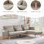 Canapé-lit modulaire avec méridienne, dossier réglable, canapé-lit surdimensionné, doux et ferme, repose-pieds en bois-1081067627-1076774593