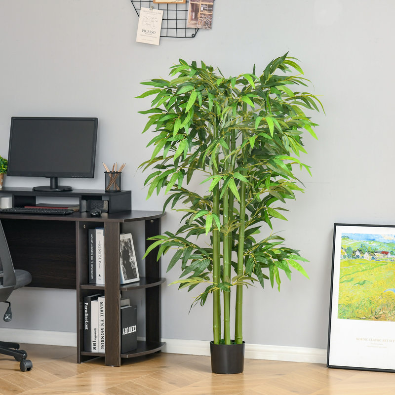 Plante de bambou artificielle 63 po en pot