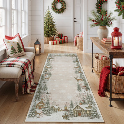 Tapis de Noël Snowy Village