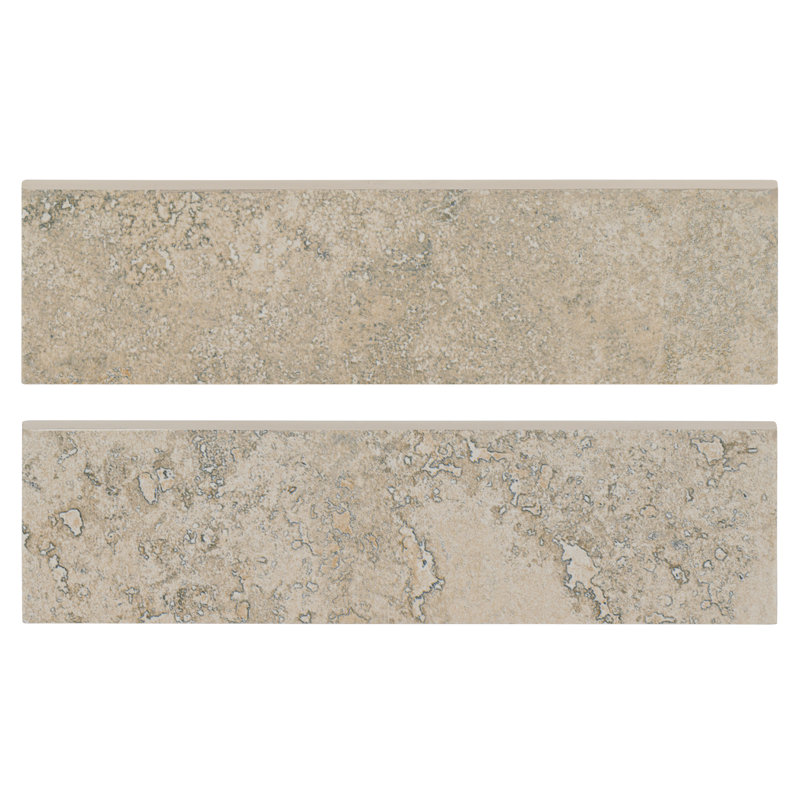 Carreau de faïence en porcelaine mat 3 po x 12 po Central, Corniche