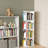 Rotating Bookshelf Tower, 360° Spinning Bookcase Lazy Susan, Revolving Round Carousel For Book Storage, Vertical Turning Spiral Corner Organizer-109334440
