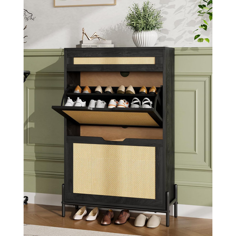 12 Pair Shoe Storage Cabinet