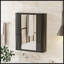 Armoire de salle de bain murale avec miroir