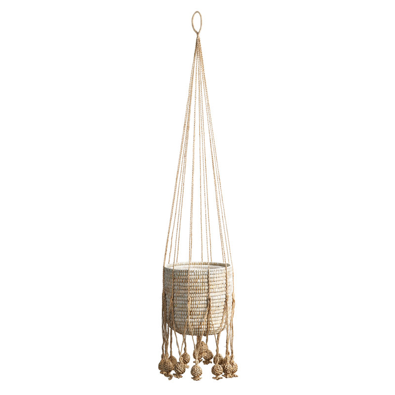 Bryttnie Natural Jute Hanging Basket 11.75 in.