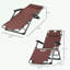 Chaise longue pliante avec coussin et poche-1665231610