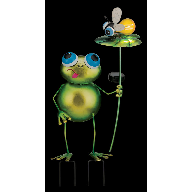 Piquet solaire pour cour arrière, Grenouille