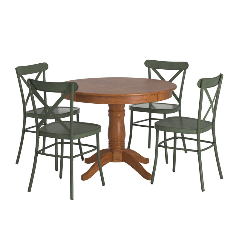 Ensemble repas pour 4 personnes Aliha, Sauge antique