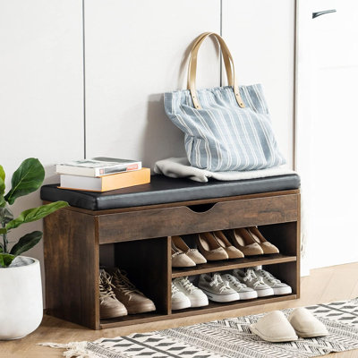 7 Pair Shoe Storage Bench