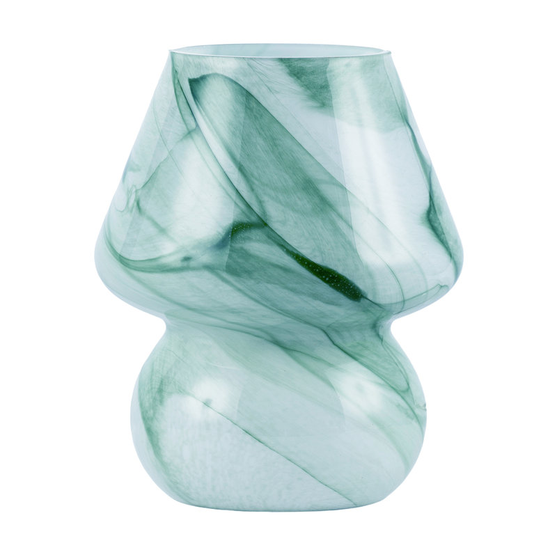 Glass Table Lamp, Teal, Teal