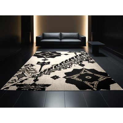 Tapis beige lavable à la machine Osiyo