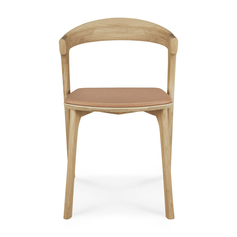 Bok Leather Dining Chair, Sienna Leather, Natural