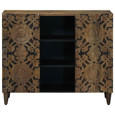 90cm Solid Wood Sideboard