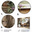 Farmhouse Bathaign Florals - Art mural en métal pour salle de bain MT132082-716581158