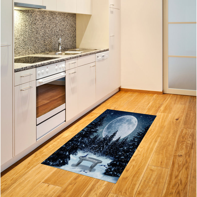 Winter White High Density Long Fiber Poly Threads Decorative Area Rug Carpet, Rectangle 2'7" x 5'