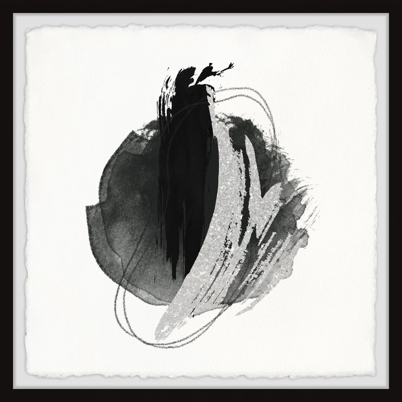 Marked Shadows - Single Picture Frame Print on Canvas, 12" H x 12" W x 1.5" D