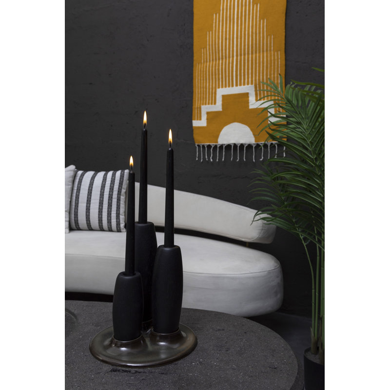 Centro Sheep Wool Handwoven Tapestry, Aged Bronze Wall Mount, Terracota & Ivory, Ochre
