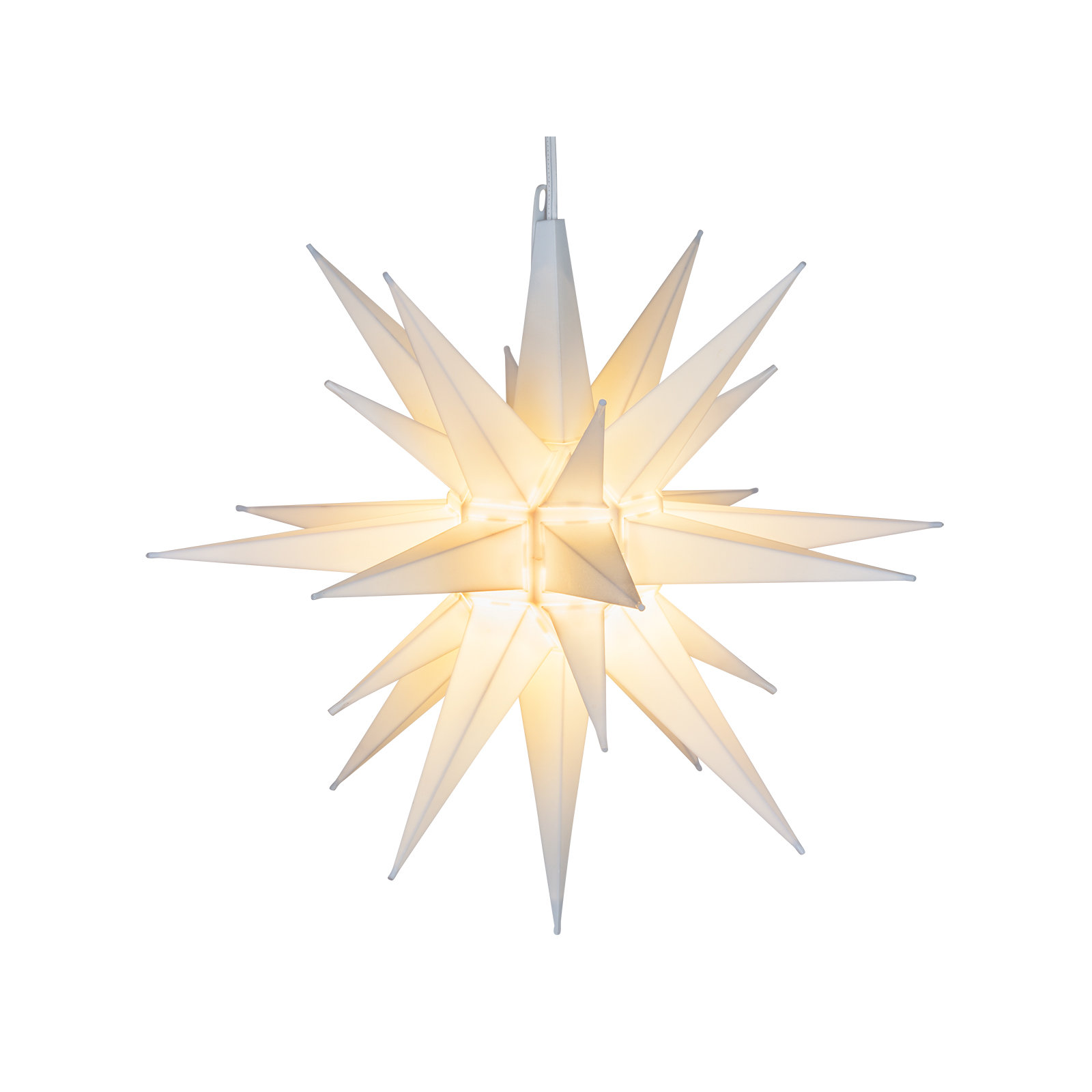 Moravian Star Lighted Display, White