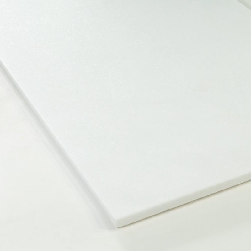 12 x 24 Wooden Marble Tile, White/Silver