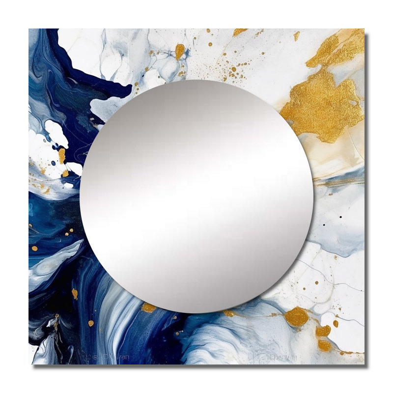Grand miroir mural carré Agace, 36 po x 36 po