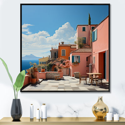 Italie, tons terre cuite, Fontanas IV - impression