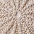 Modern Cotton Round Pouf, Beige