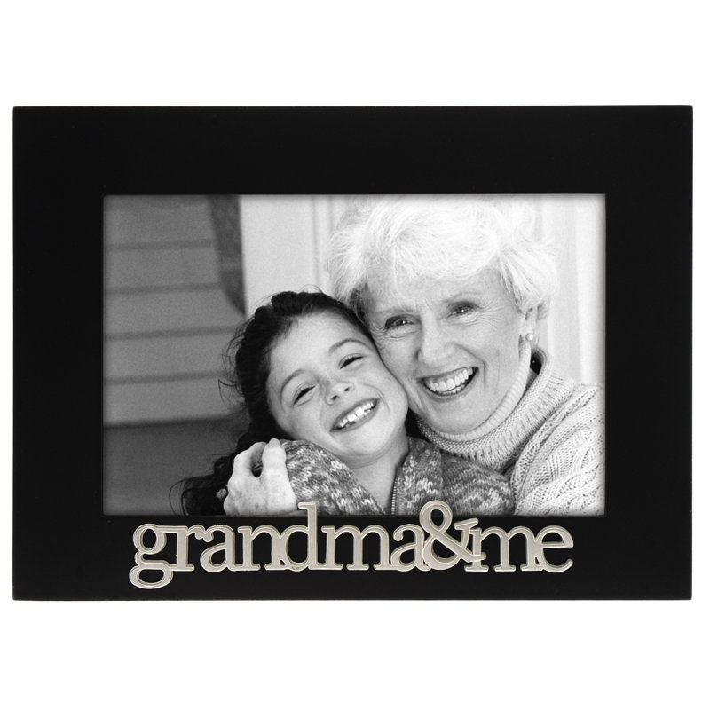 Black Wood Embossed Picture Frame