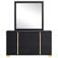 Commode 6 tiroirs avec miroir