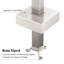 Robinet de douche cascade à haut débit, robinet de baignoire autoportant avec douche à main-123031029