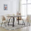 Barez Velvet/Suede Upholstered Armless Dining Chair with Adjustable Feet-410407371