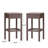 Outdoor Pe Rattan Backless Barstools (Excluding The Table)