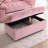 Double Recliner Sofa with USB Charging and Storage Ottoman-1065744527