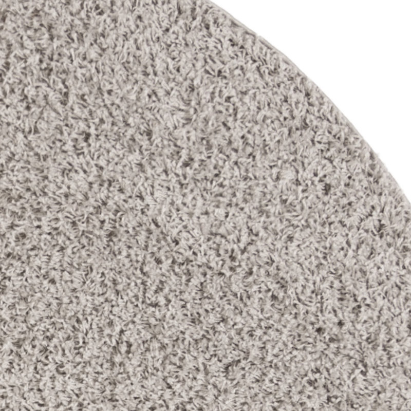 Tapis argenté Lodoga, Rond 6 pi 7 po