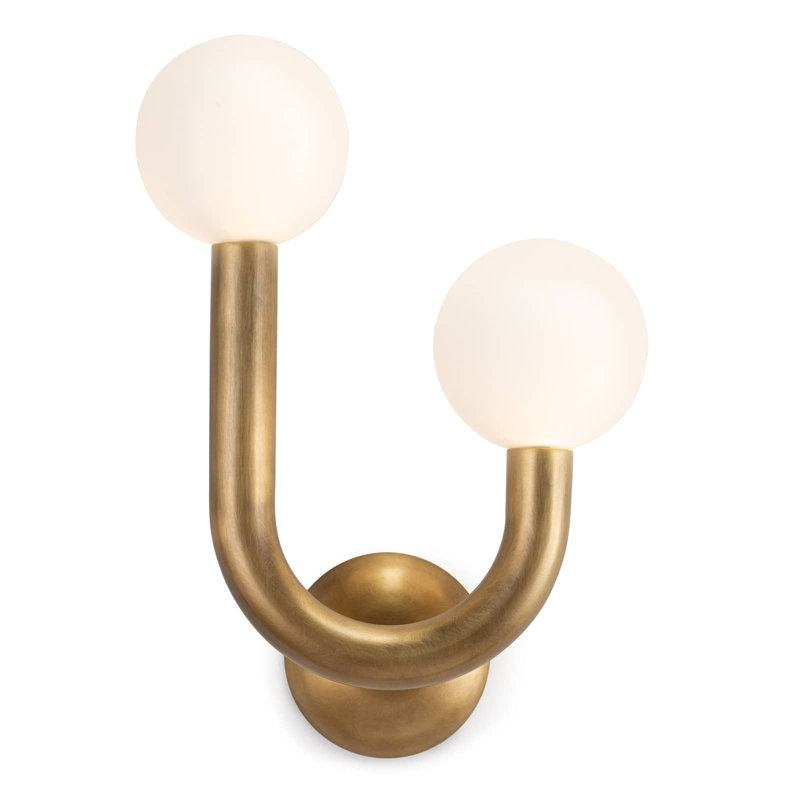 Happy Sconce, Natural Brass