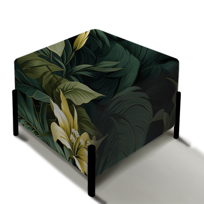 Mirage Elegance II motif tropical - repose-pieds carré tropical