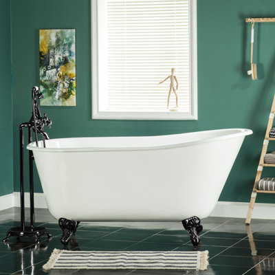 Baignoire sur pattes ovale en fonte 53 po Kingston Eden